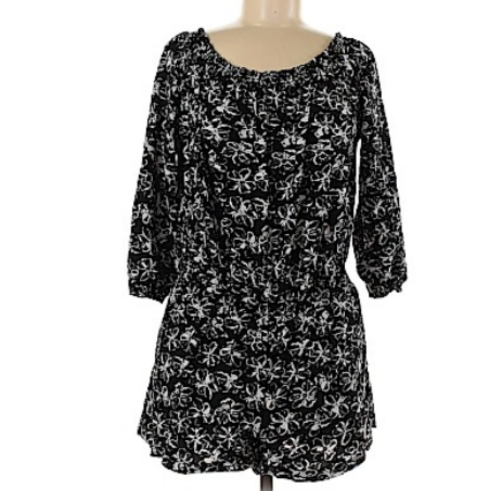 Banana Republic Floral Off-the-shoulder Romper